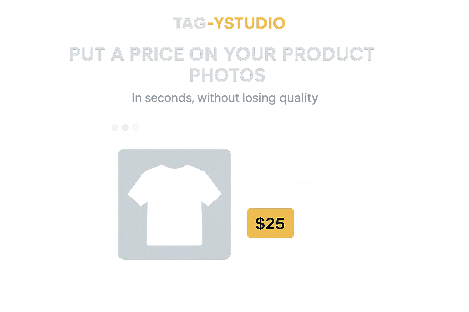 TagY Studio demo preview